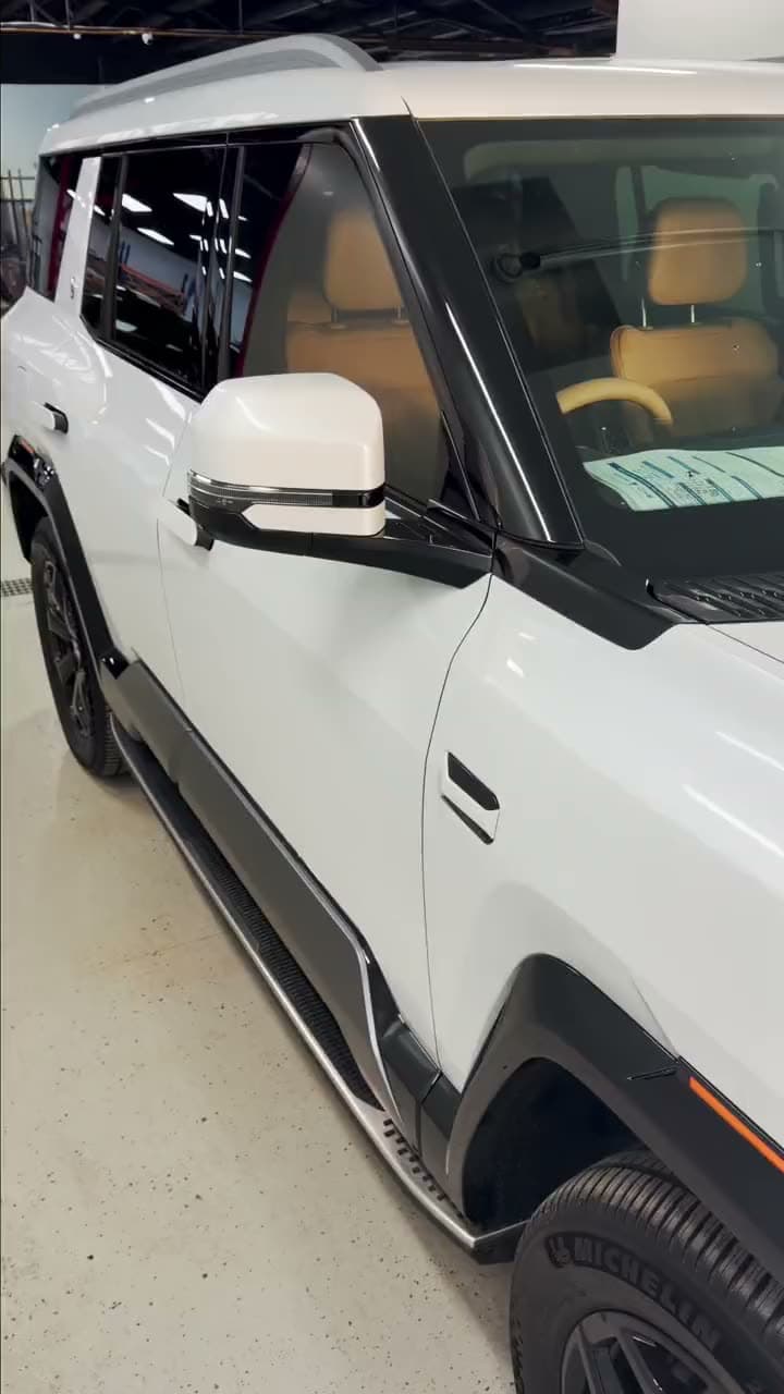 The vehicle in its original gloss finish, before Paint Protection Film